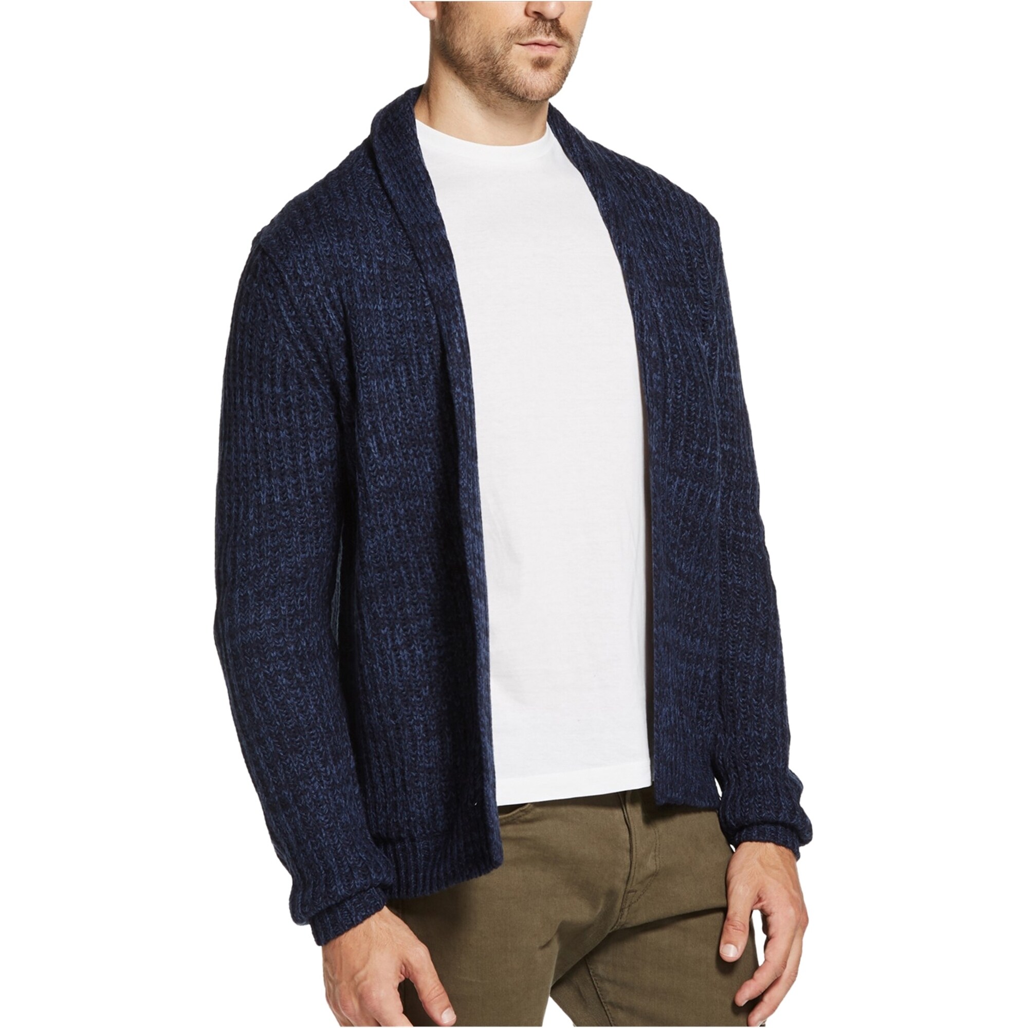 blue cardigan jacket