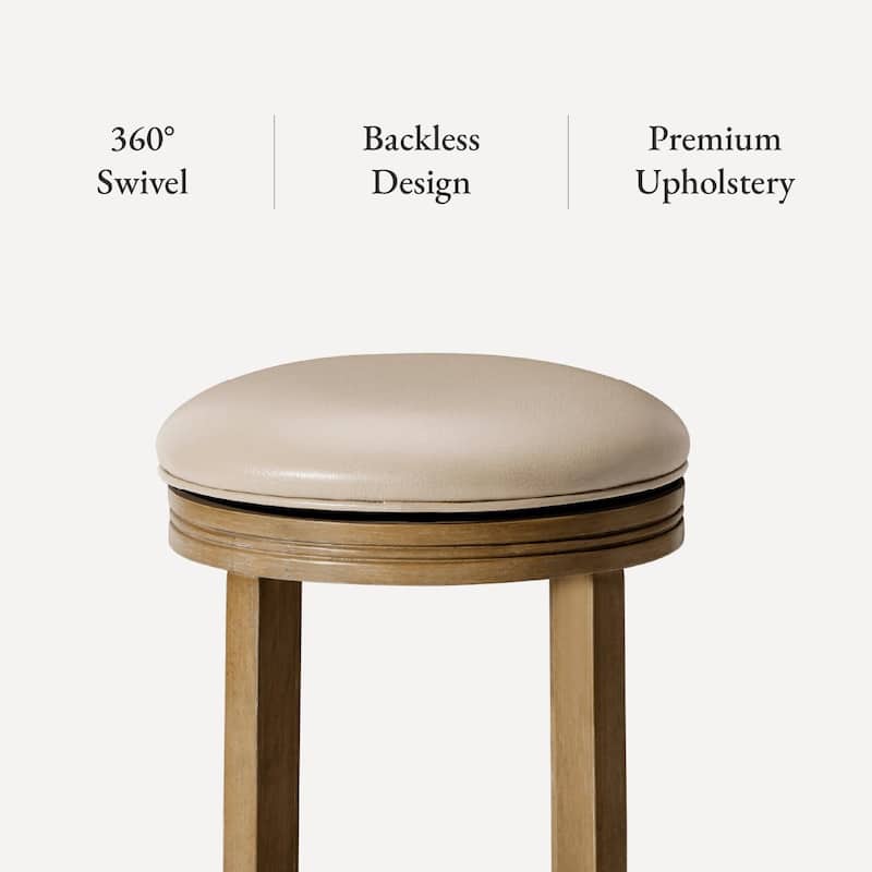 Maven Lane Eva Swivel Kitchen Stool