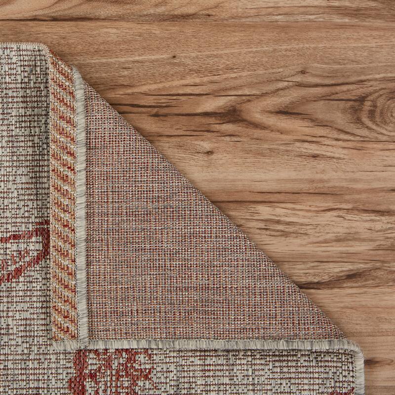 Sevita Callie Nautical Starfish Performance Indoor/Outdoor Area Rug