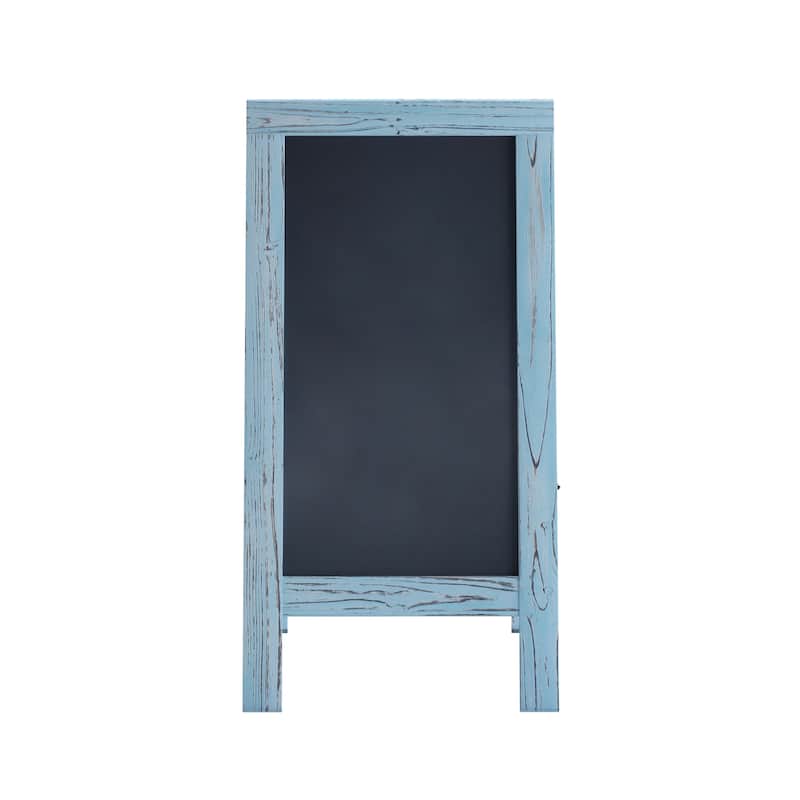 Wood A-Frame Magnetic Chalkboard Set-Markers, Stencils, and Magnets