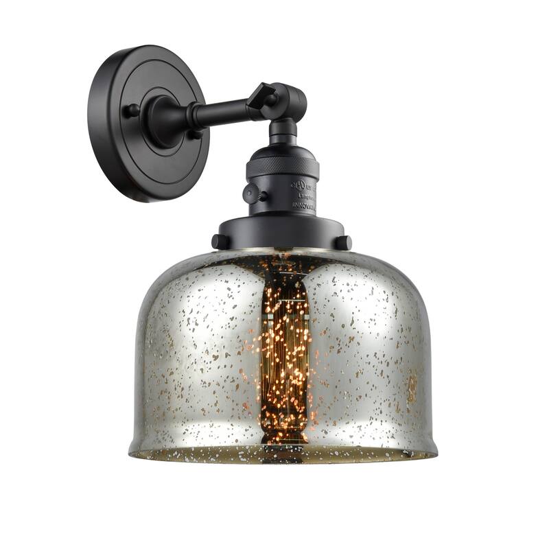 Innovations Lighting Large Bell Single Light 12" Tall Bathroom Sconce