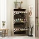 preview thumbnail 20 of 22, Timechee Mirrored Flip Drawer Shoe Cabinet Storage Cabinet Organizer