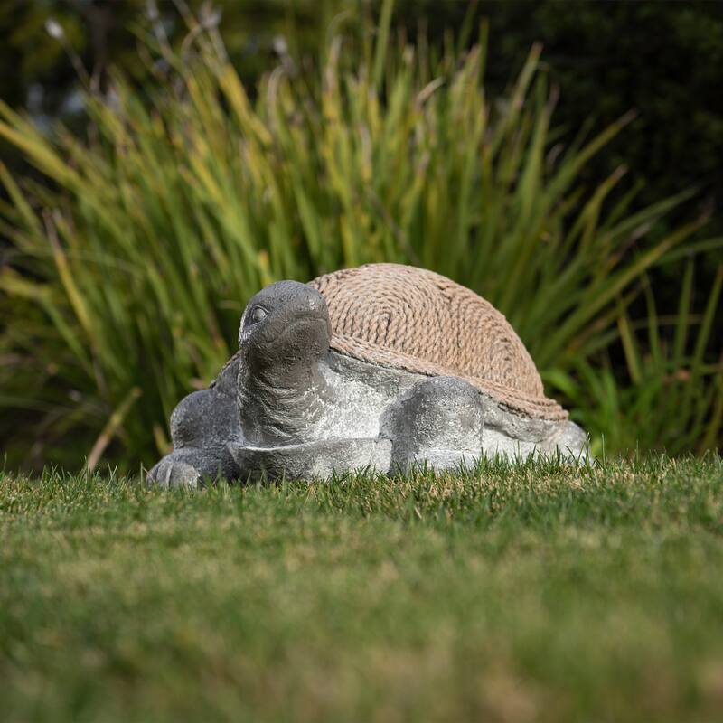 XBrand Turtle Statue, Indoor or Outdoor Décor, Garden Décor, Turtle Garden Statue, Turtle Statuary