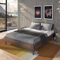 Kotter Home Solid Wood Mid-century Platform Bed