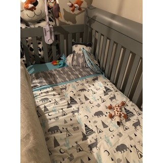 Shop My First Mattress White Memory Foam Baby Crib ...