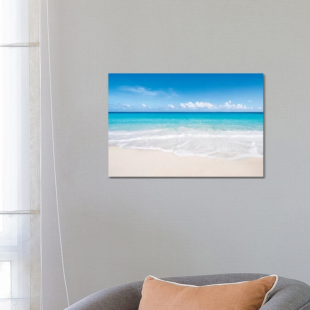 iCanvas "Beautiful Beach On Bora Bora" by Jan Becke Canvas Print