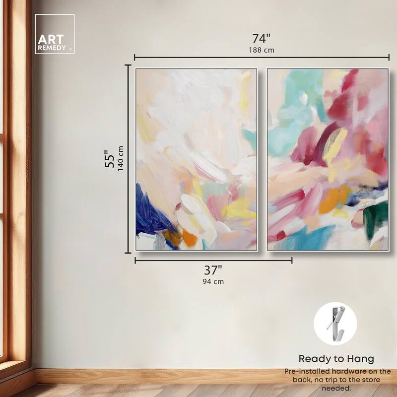 Unbridled Spirit I Canvas Set of 2 by Art Remedy