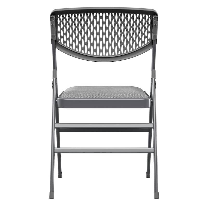 COSCO Ultra Comfort Commercial XL Premium Fabric Padded Folding Chair (2 or 4-pack)