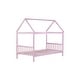 preview thumbnail 26 of 44, Twin Size Solid Wood House Frame Platform Bed, with Headboard and Footboard, with Underbed Storage Space, Minimalist Kids Bed
