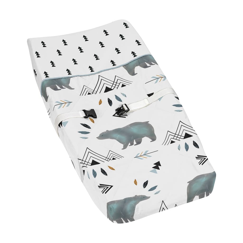 Sweet Jojo Designs Changing Pad Cover for the Bear Mountain Collection