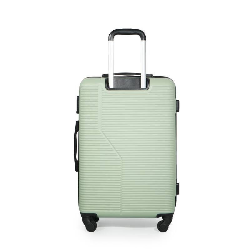 3-Piece Luggage Set ABS Lightweight & Durable Suitcase with Spinner Wheels, TSA Lock, (20/24/28)