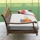 preview thumbnail 4 of 8, Cambridge Casual Como Mahogany Outdoor Swing Daybed with Cushion