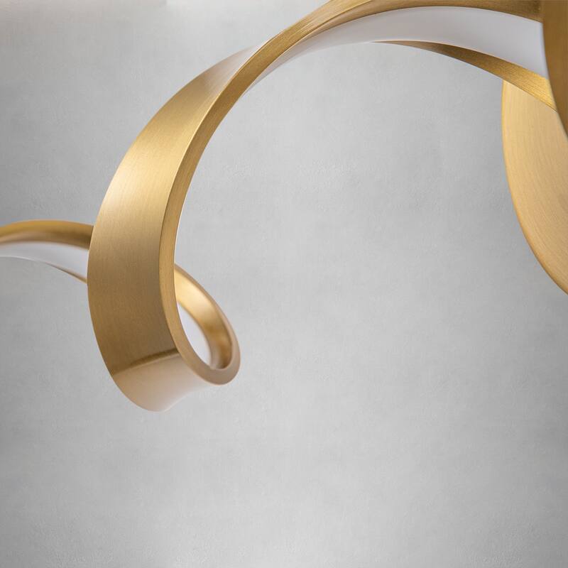 Modern Spiral Design LED Bathroom Vanity Light Dimmable Wall Light
