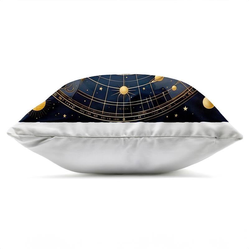 Stupell Astral Planets in Solar System Printed Outdoor Throw Pillow Design by Tabz Jones