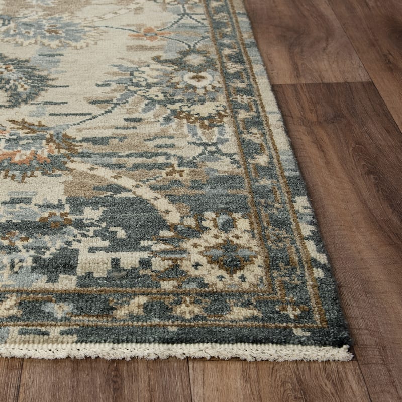 Alora Decor Mila Natural, Beige Oriental Hand-tufted Wool Blend Rug