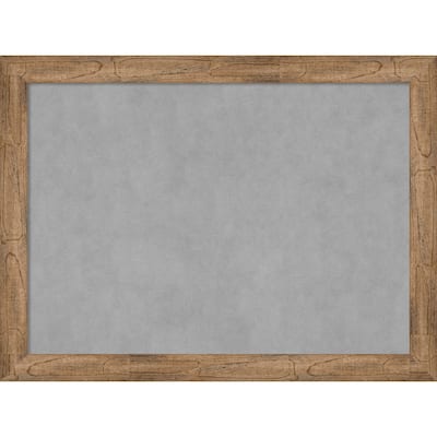 Amanti Art Owl Brown Narrow Framed Magnetic Board