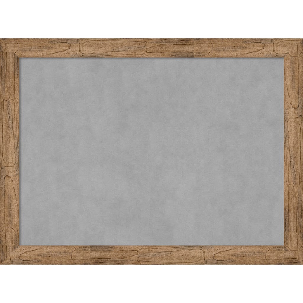 Amanti Art Owl Brown Narrow Framed Magnetic Board