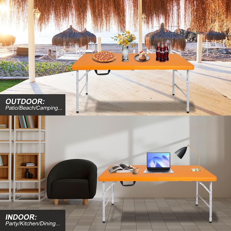 4ft Portable Folding Table