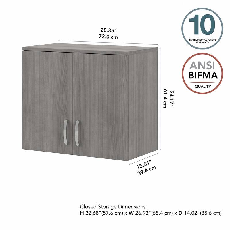 Universal Wall Cabinet with Doors by Bush Business Furniture