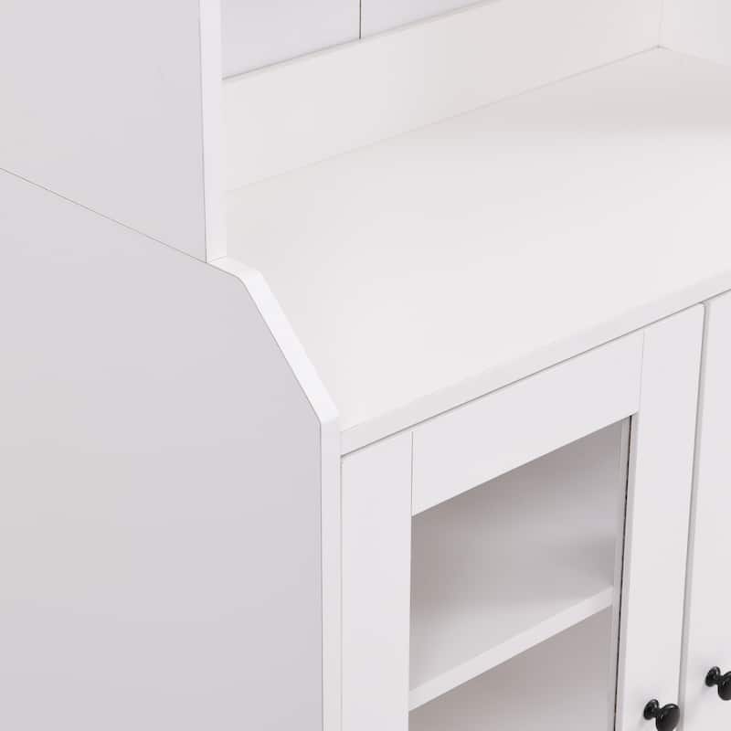 Elegant Tall Cabinet with Acrylic Board Door - N/A