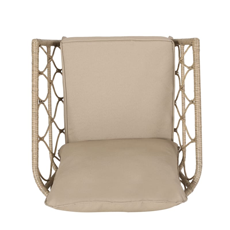 Bruce Outdoor Outdoor Wicker Club Chairs (Set of 2) by Christopher Knight Home