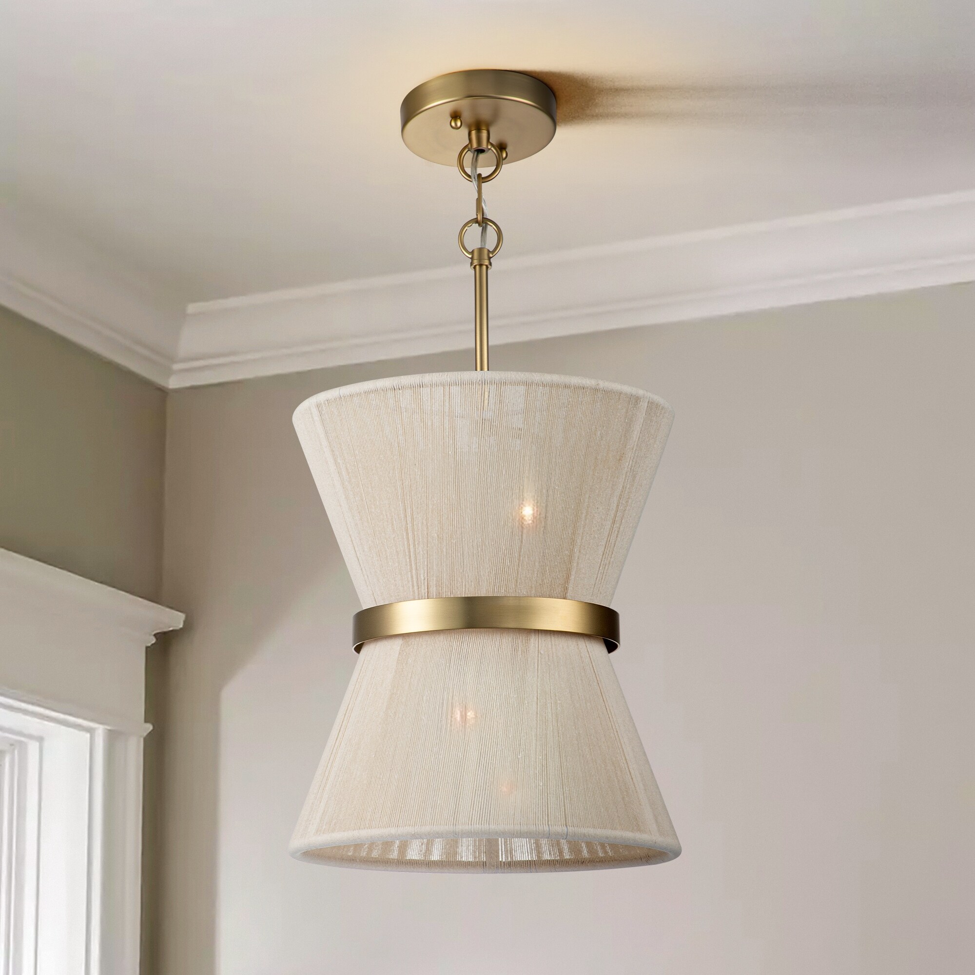 JL Styles Inc Glass Pendant Light - Bed Bath & Beyond - 27432917