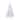 vidaXL Artificial Half Christmas Tree with Stand White 6 ft PVC