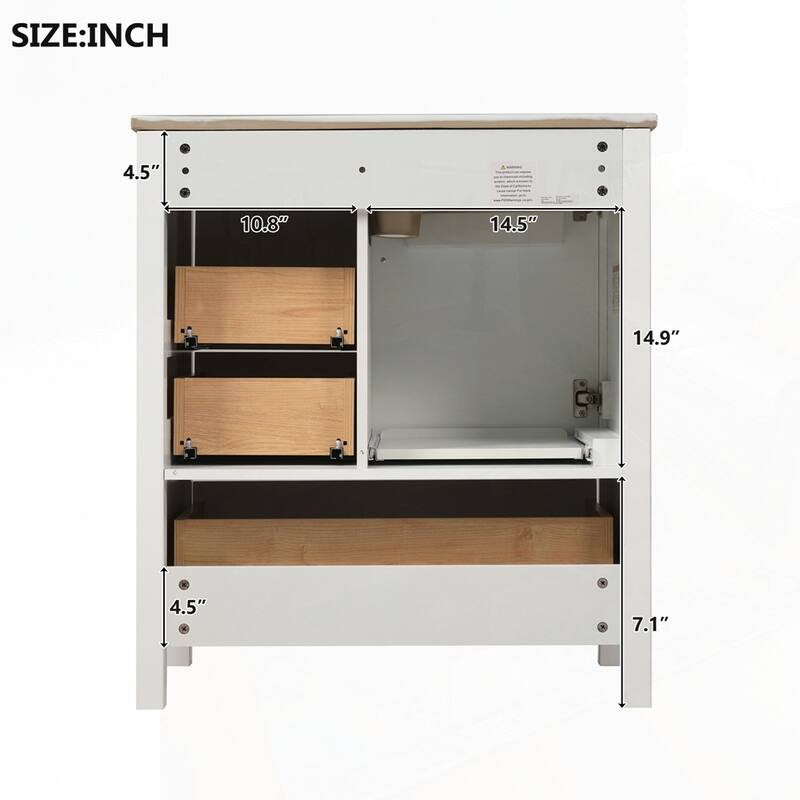 Bathroom Vanity with Sink Combination Set