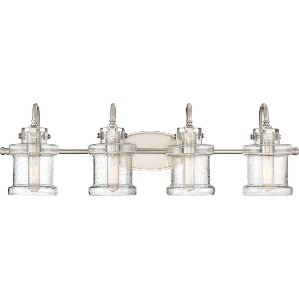 Quoizel Danbury 4-Light 10" Bathroom Vanity Light