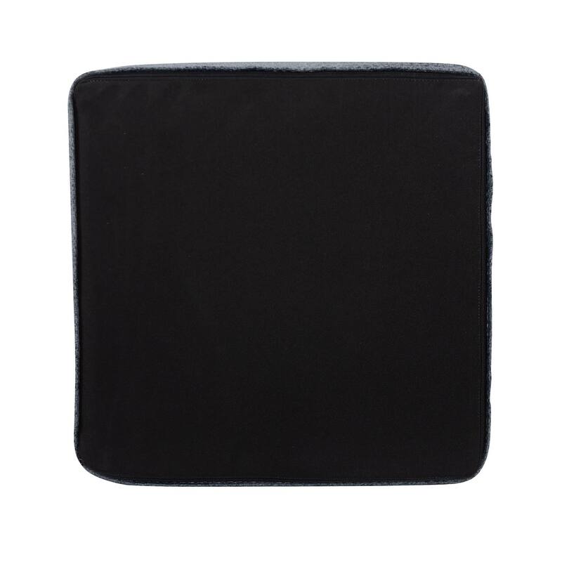 Allan Andrews No Tip Short Block Ottoman with Cover, Panama Collection