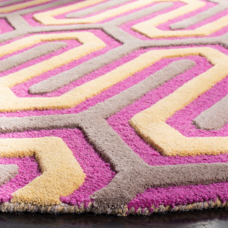SAFAVIEH, Handmade Cambridge Faiza Modern Moroccan Wool Rug