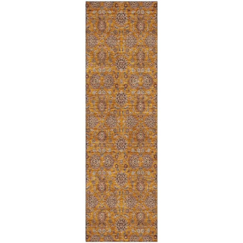 Premium Washable Super Soft Floral Borderless Mayfield Rug