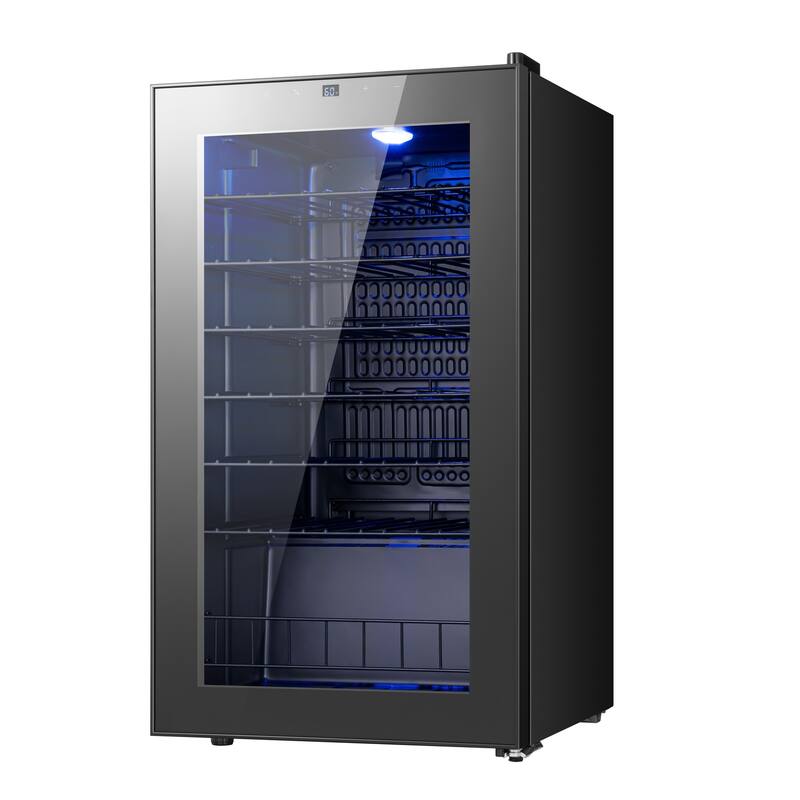 Yeego 34 Bottle Wine/Beverage Refrigerator, 3.36 Cu.Ft, Freestanding