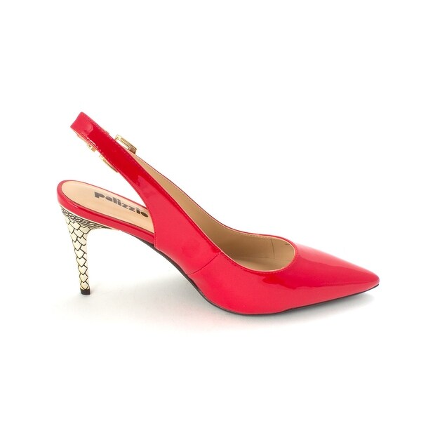 palizzio womens harwill pumps buckle square toe block heel