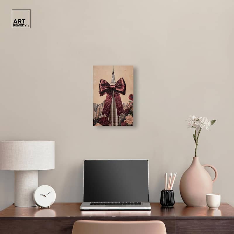 Sparkling Empire State Building Canvas by Art Remedy, Gallery Wrapped