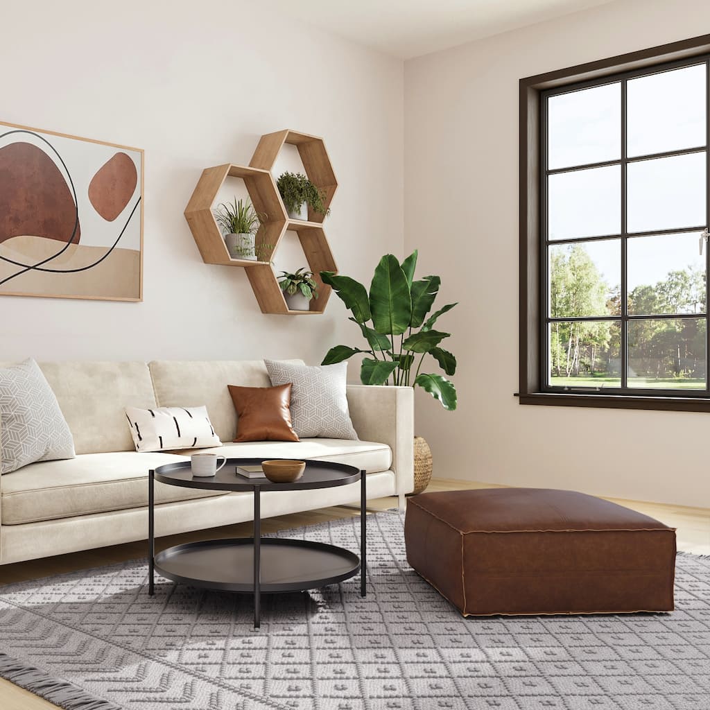 WYNDENHALL Wendal Boho Square Pouf