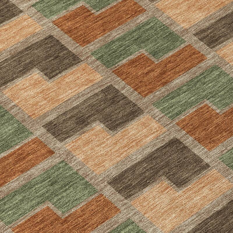 Machine Washable Indoor/ Outdoor Contemporary Kaylee Chantille Rug