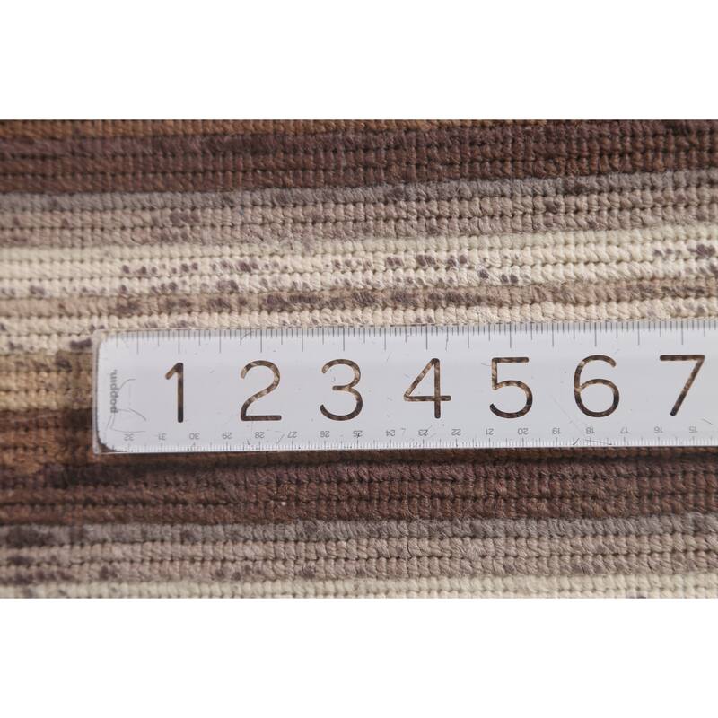 Abstract Oriental Accent Rug Handmade Wool Carpet - 2'9"x 5'0"