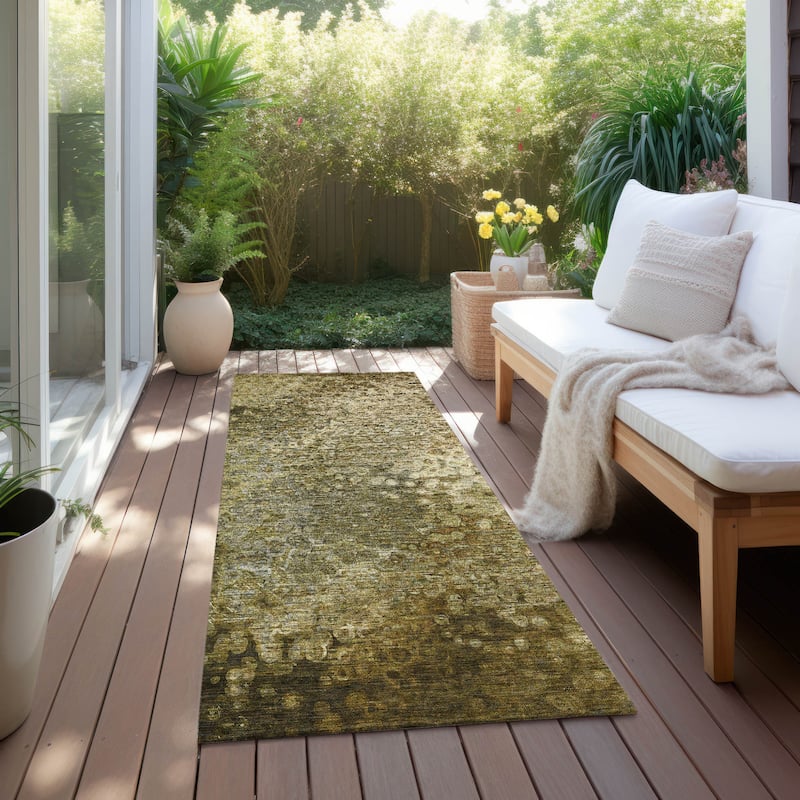 Elra Pure & Simple Weather Resistant Classic Meets Modern Outdoor Rug
