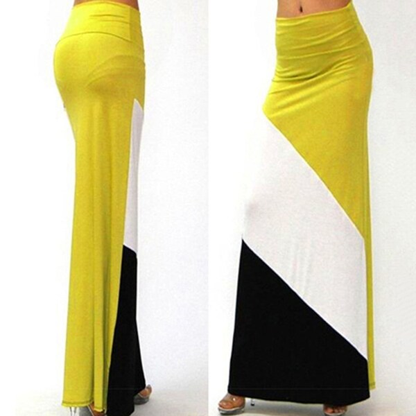 slimming maxi skirt
