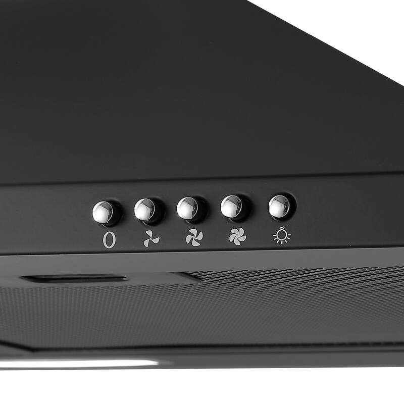 30'' Stainless Steel Range Hood with LED Lights and Removable Aluminum Filters