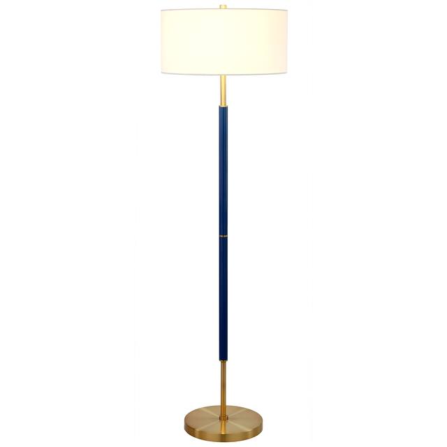 Silver Orchid Gotho Pedestal Contemporary Floor Lamp