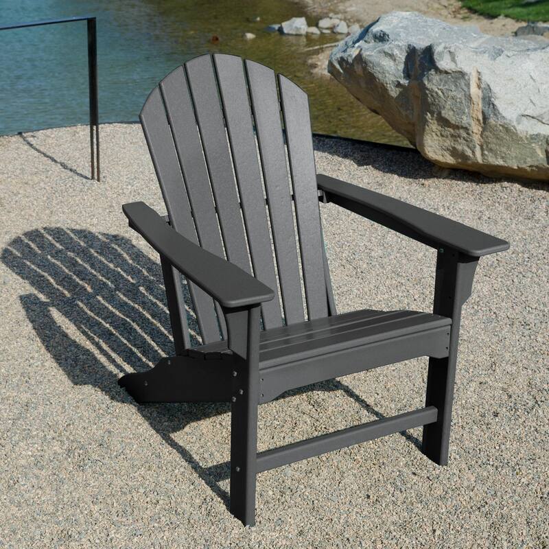 Outdoor Adirondack Chair, Recycled Plastic Lounge Chair Bed Bath
