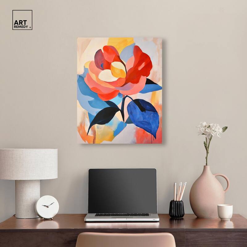 Chromatic Explosion I Canvas by Art Remedy, Gallery Wrapped