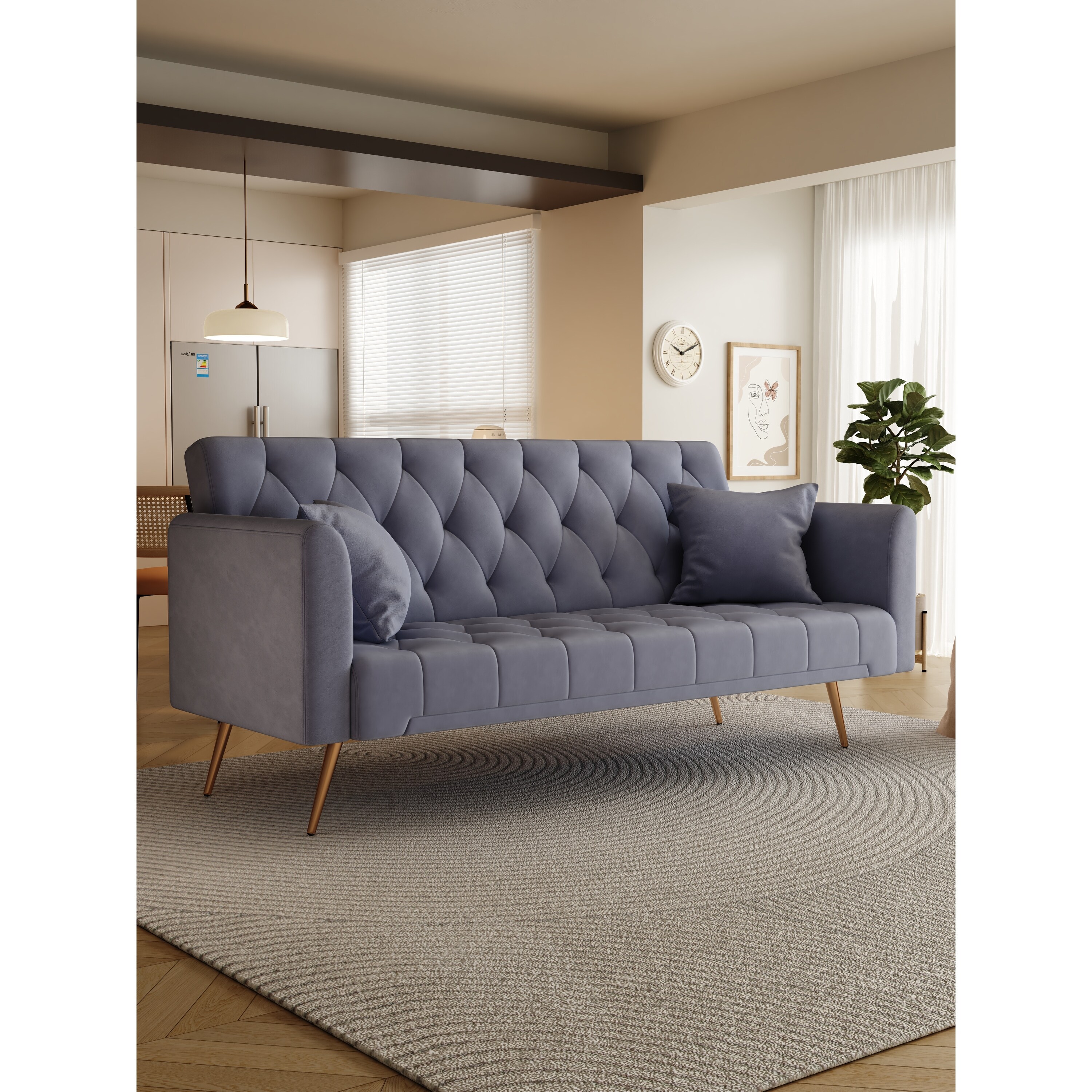 Folding clearance cushion couch