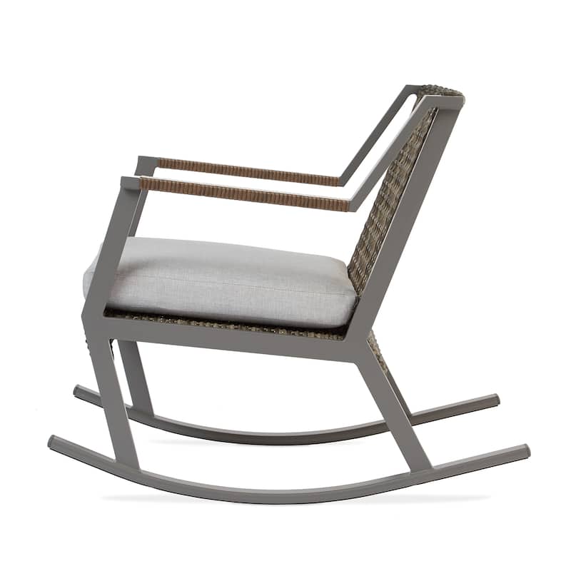 Calvin 25" Gray Rocker (Set of 2) by Real Flame