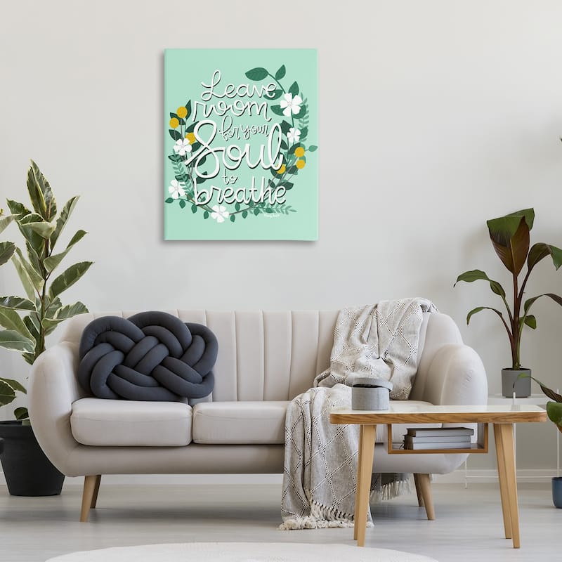 Stupell Room For Soul To Breathe Canvas Wall Art Design By Mandy Ford Art + Illustration