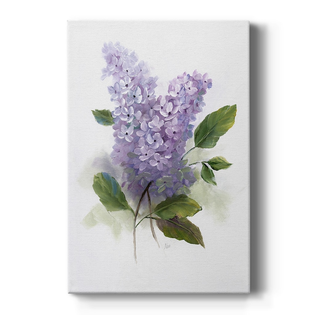 Lilac Romance II Premium Gallery Wrapped Canvas - Ready to Hang