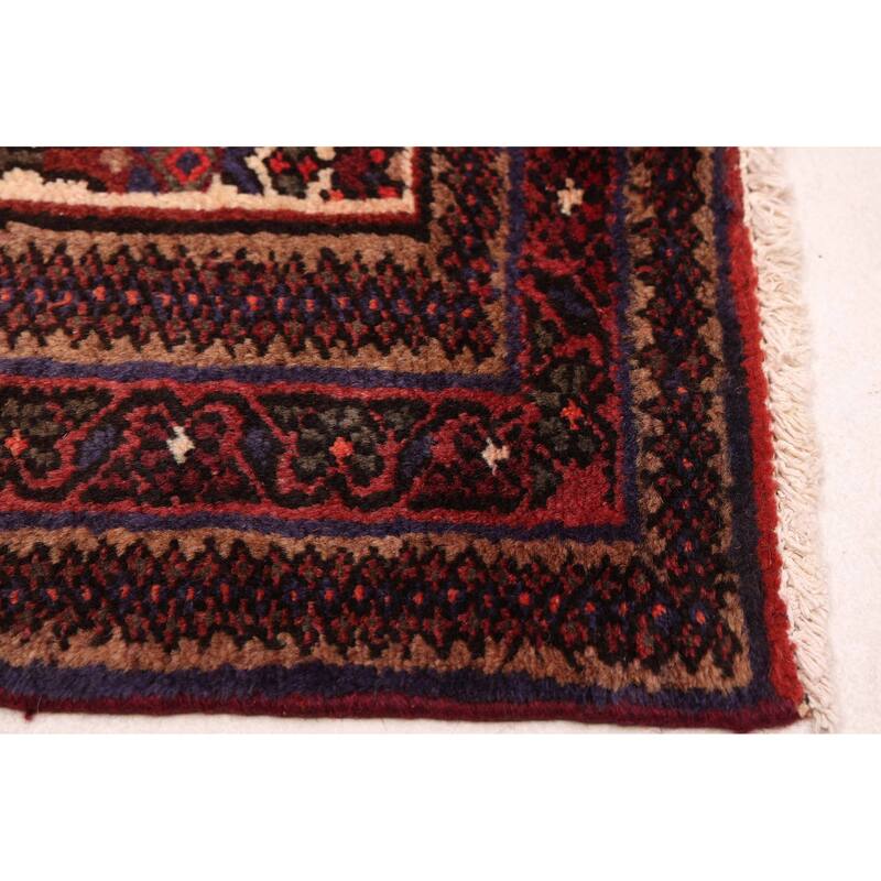 ECARPETGALLERY Hand-knotted Andelz Dark Red Wool Rug - 3'5 x 6'7