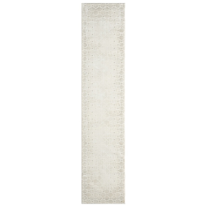 DKNY Grand Street Indoor only Cream / Ivory Geometric Area Rug